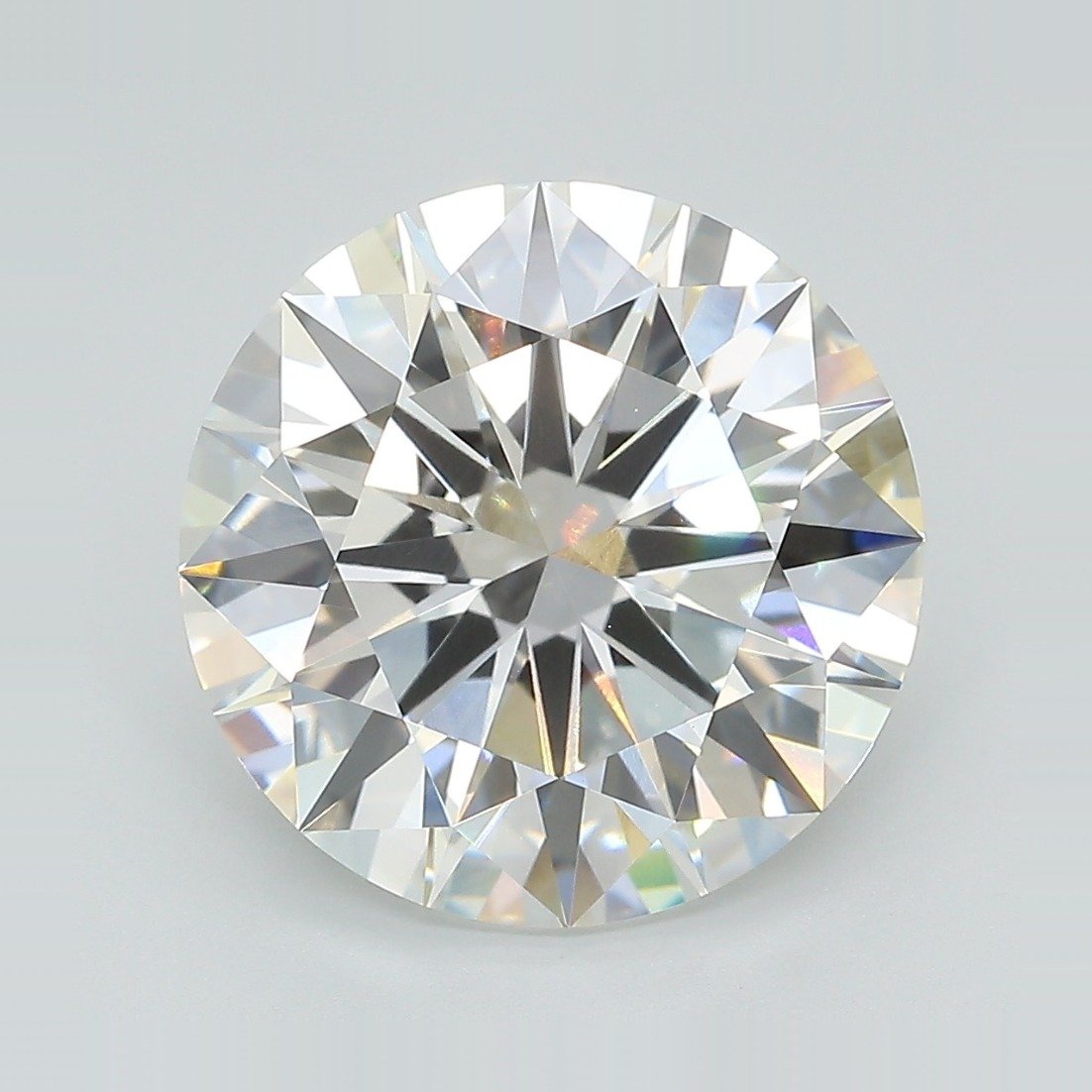 6.69ct E VVS2 Rare Carat Ideal Cut Round Lab Grown Diamond