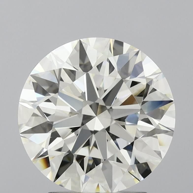 3.08ct I VVS2 Rare Carat Ideal Cut Round Lab Grown Diamond