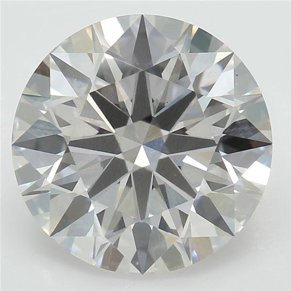 2.54ct J VS1 Rare Carat Ideal Cut Round Lab Grown Diamond