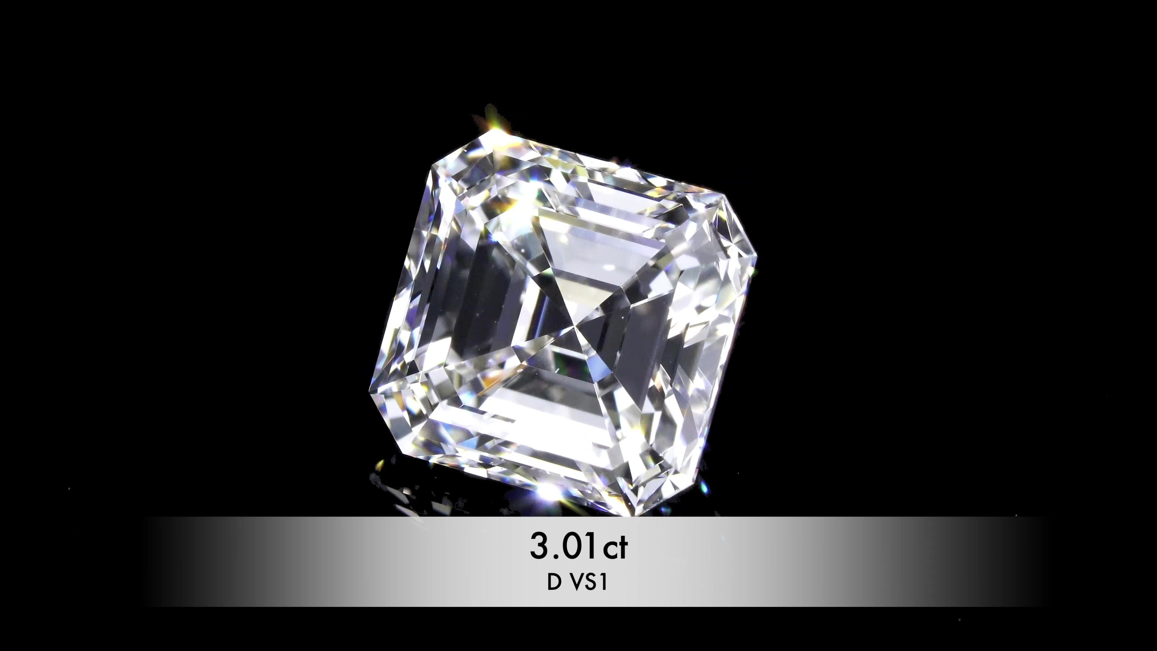 3.01 Carat Asscher Natural Diamond