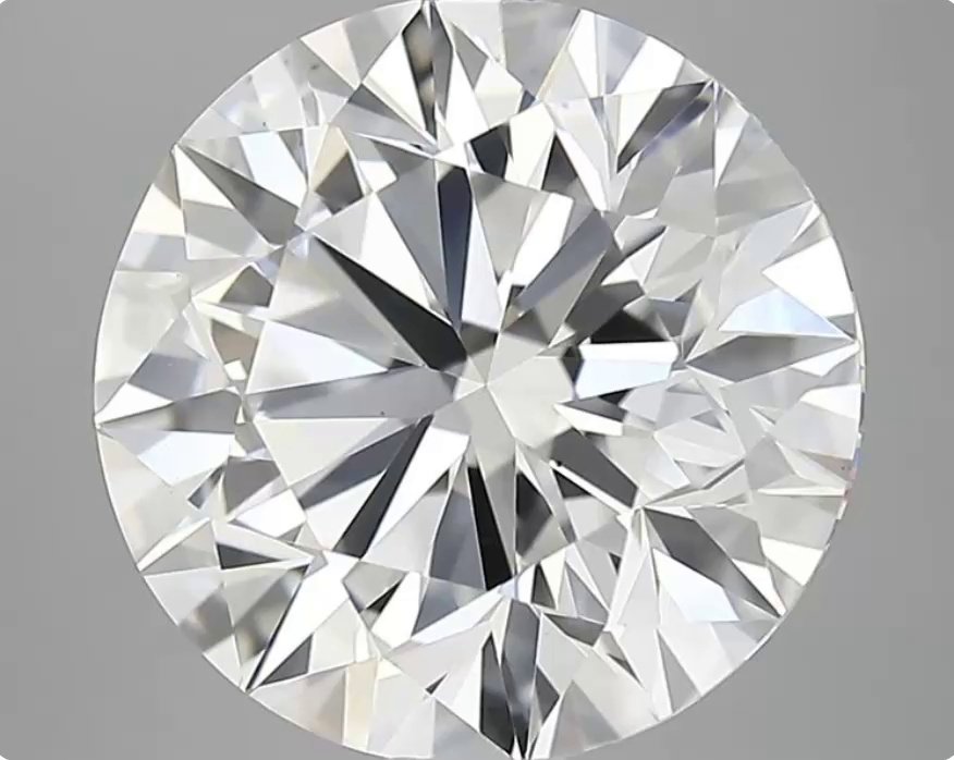5.51 Carat Round Lab Diamond