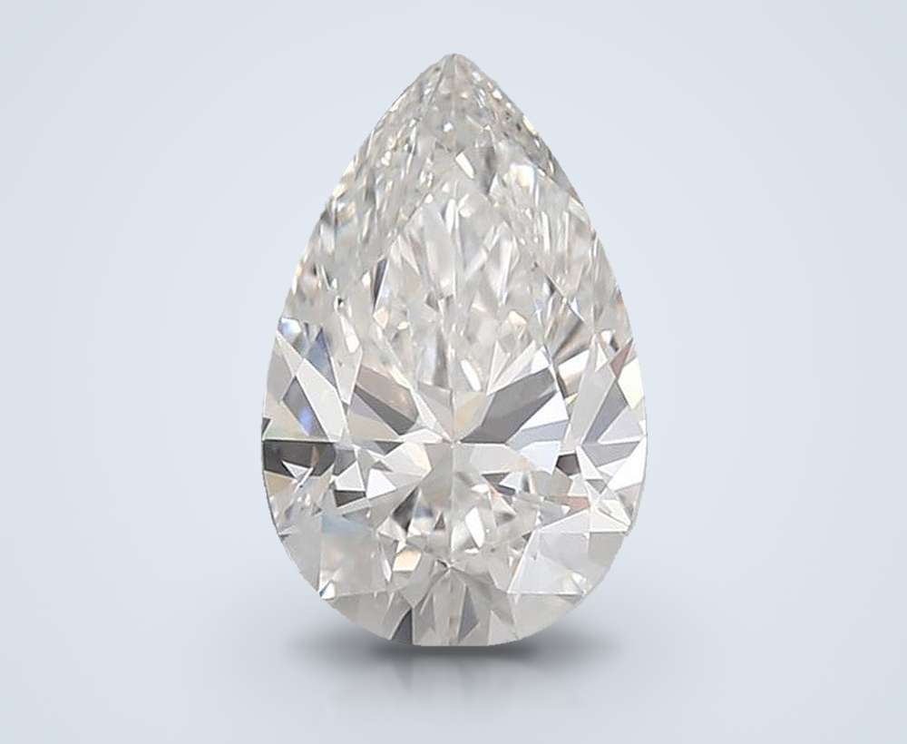2.55 Carat Pear Lab Diamond