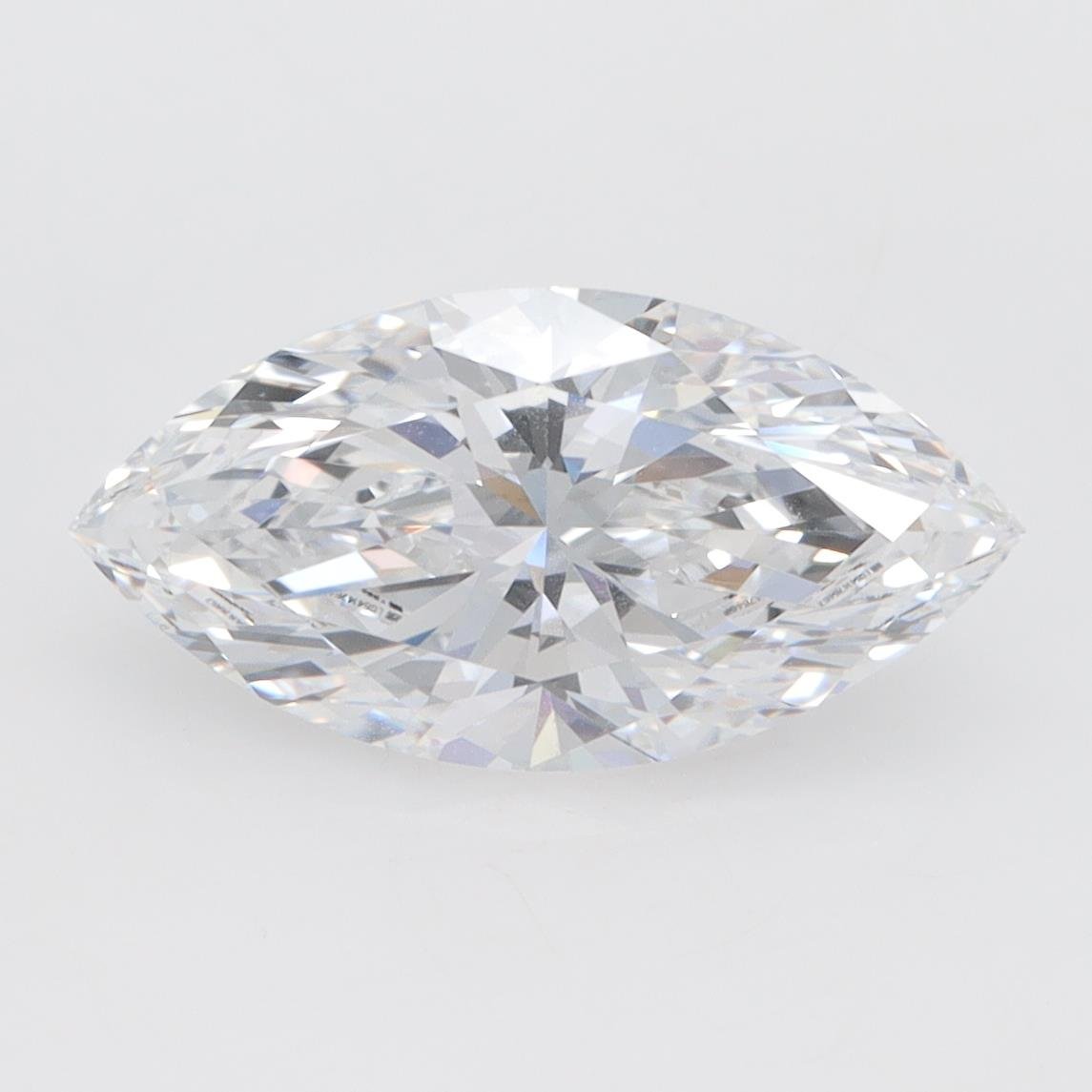 1.55ct D VVS2 Rare Carat Ideal Cut Marquise Lab Grown Diamond