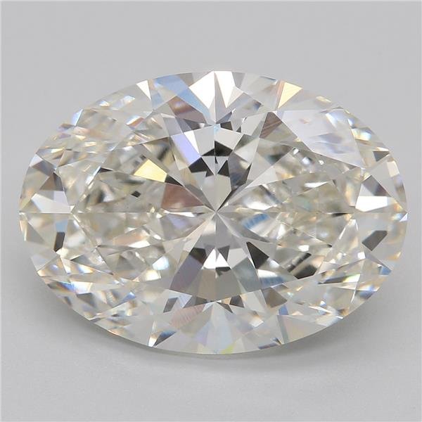 5.00ct H VS1 Rare Carat Ideal Cut Oval Lab Grown Diamond