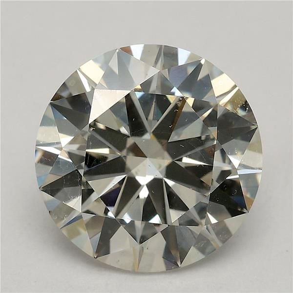 3.00ct J VS2 Excellent Cut Round Lab Grown Diamond