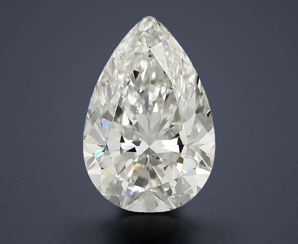 2.54 Carat Pear Lab Diamond