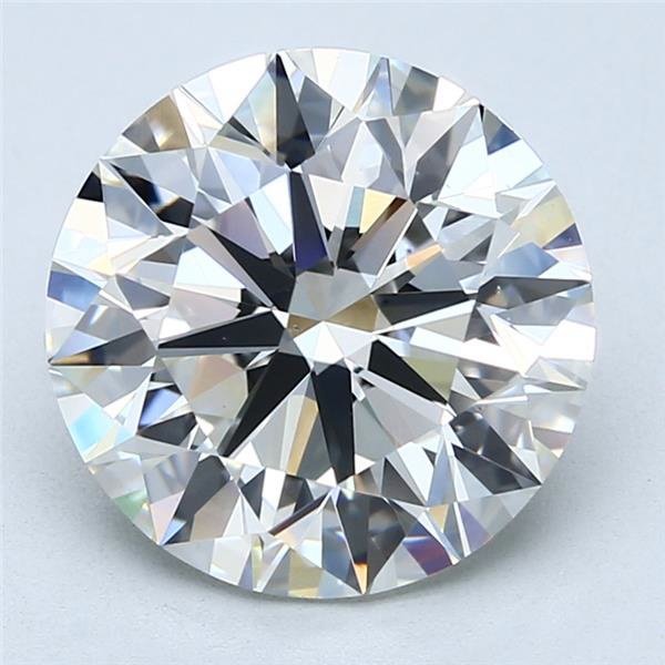 5.52ct I VS2 Rare Carat Ideal Cut Round Diamond