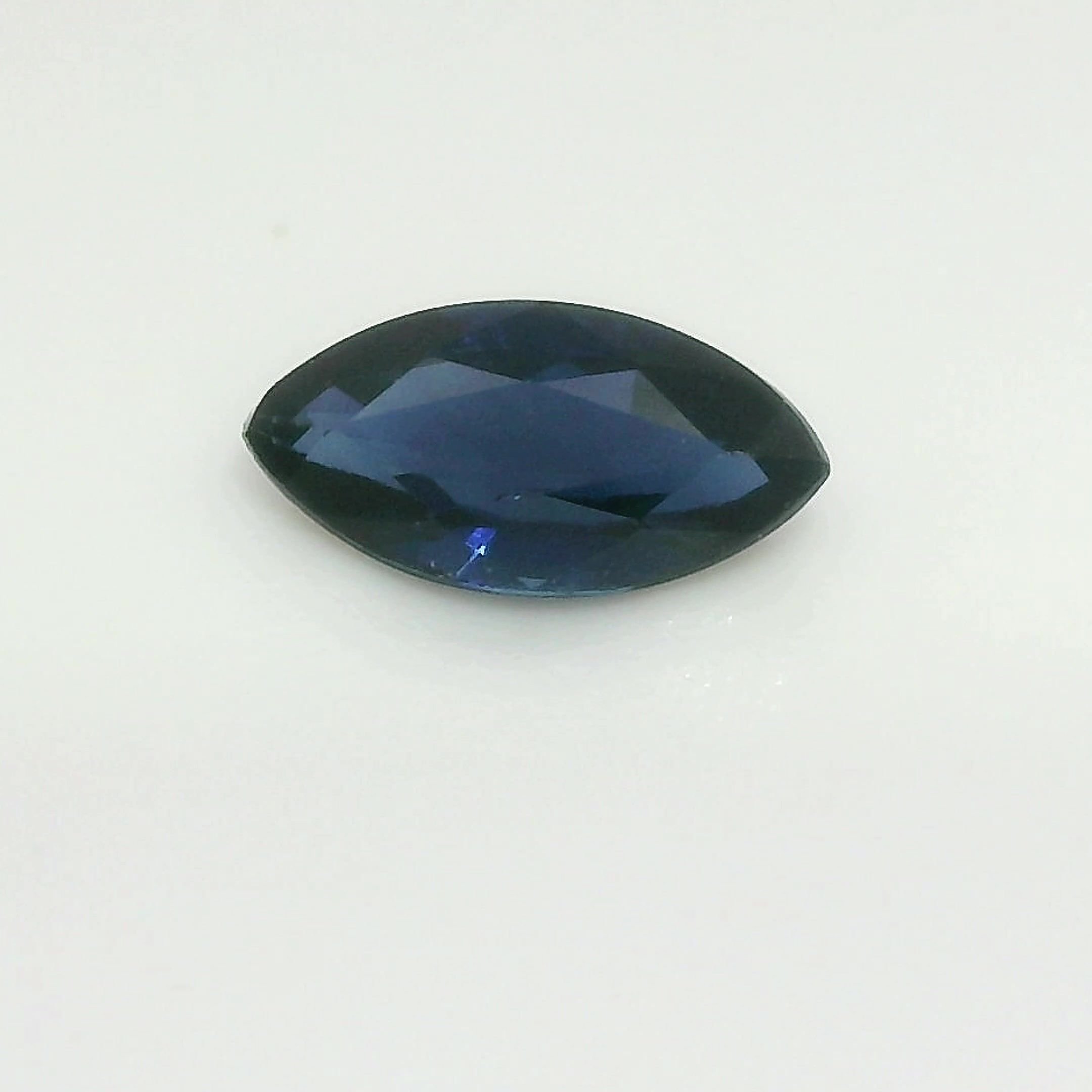 0.32 Carat Blue Marquise Sapphire