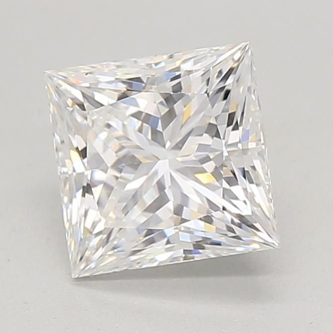 1.10ct D VVS2 Rare Carat Ideal Cut Princess Lab Grown Diamond