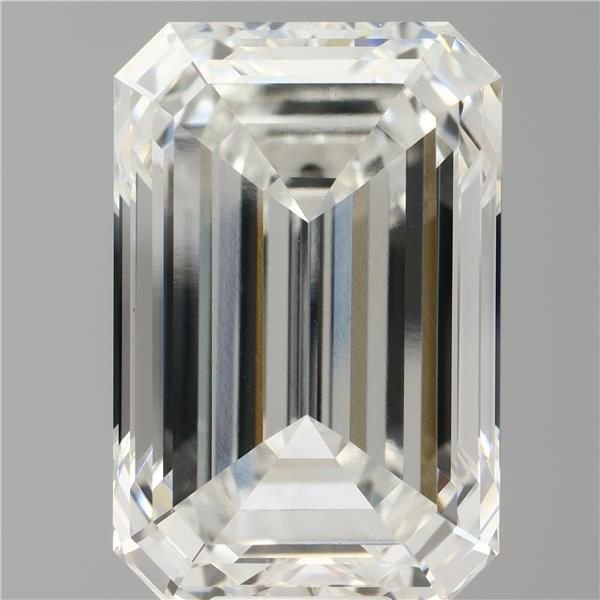 15.58ct F VS1 Rare Carat Ideal Cut Emerald Lab Grown Diamond