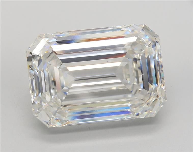 31.21ct G VS1 Rare Carat Ideal Cut Emerald Lab Grown Diamond
