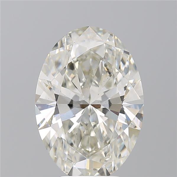 5.28ct H VS2 Rare Carat Ideal Cut Oval Lab Grown Diamond