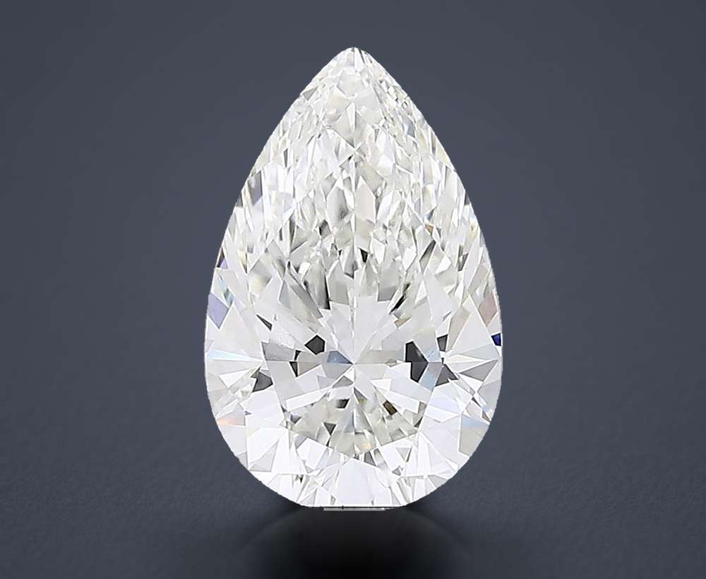 6.07 Carat Pear Lab Diamond