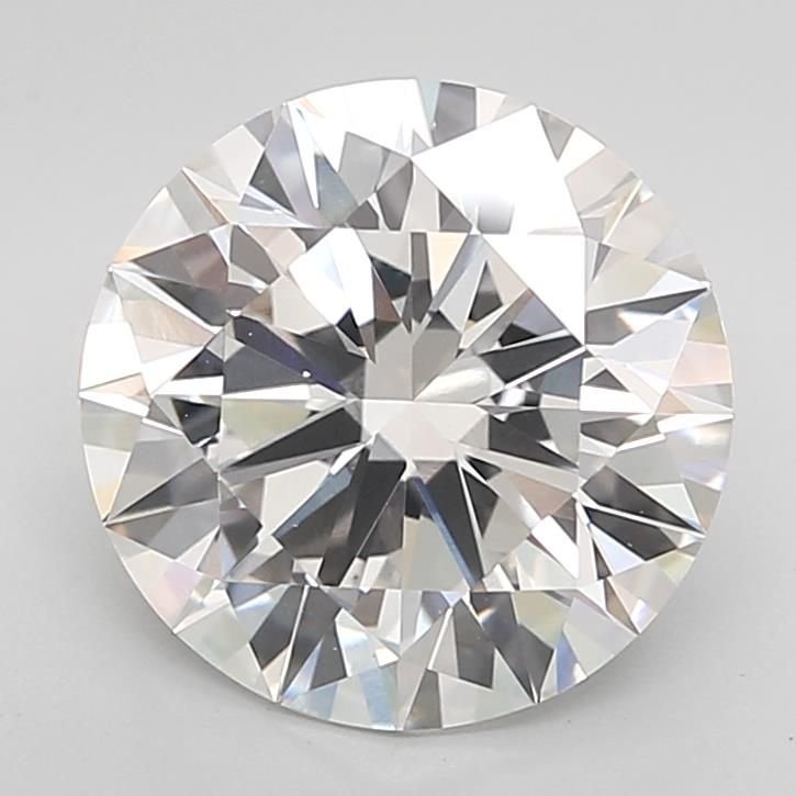 3.54ct F VS1 Rare Carat Ideal Cut Round Lab Grown Diamond