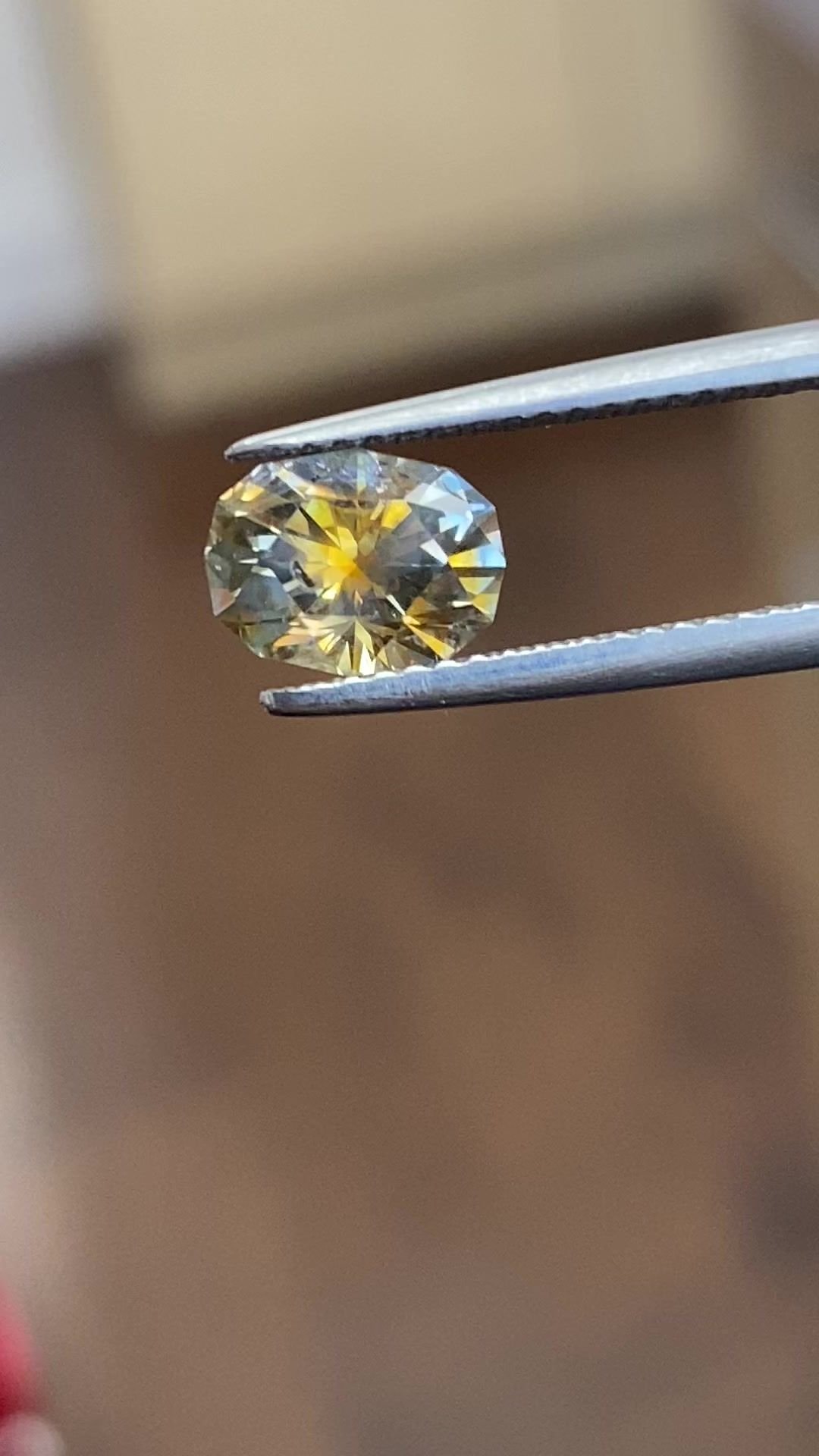 1.93 Carat Orange Oval Sapphire