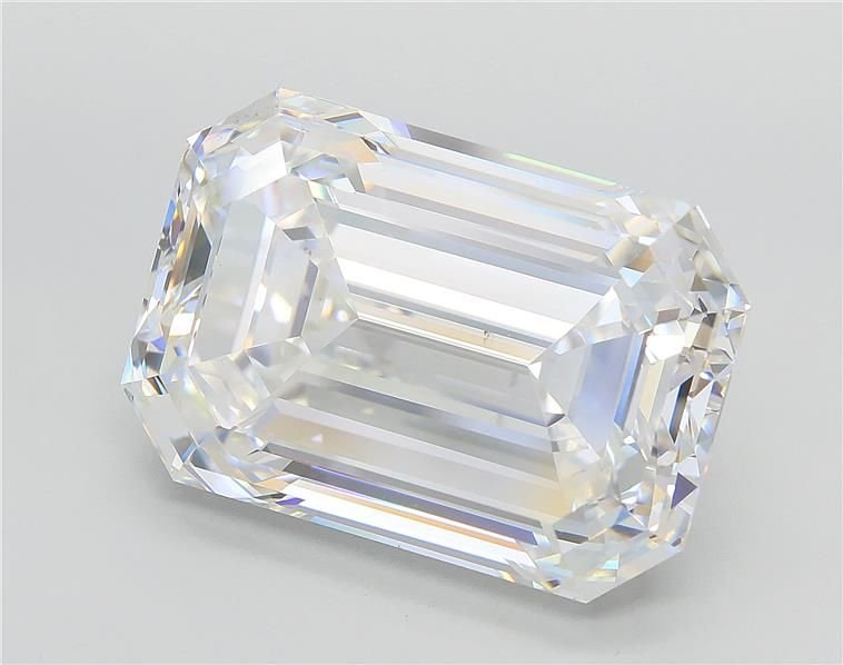 15.06ct E VS1 Excellent Cut Emerald Lab Grown Diamond