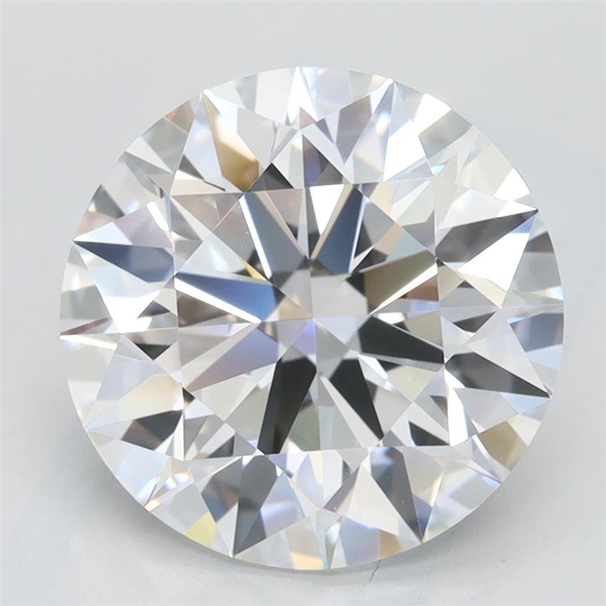 3.02ct D FL Rare Carat Ideal Cut Round Lab Grown Diamond