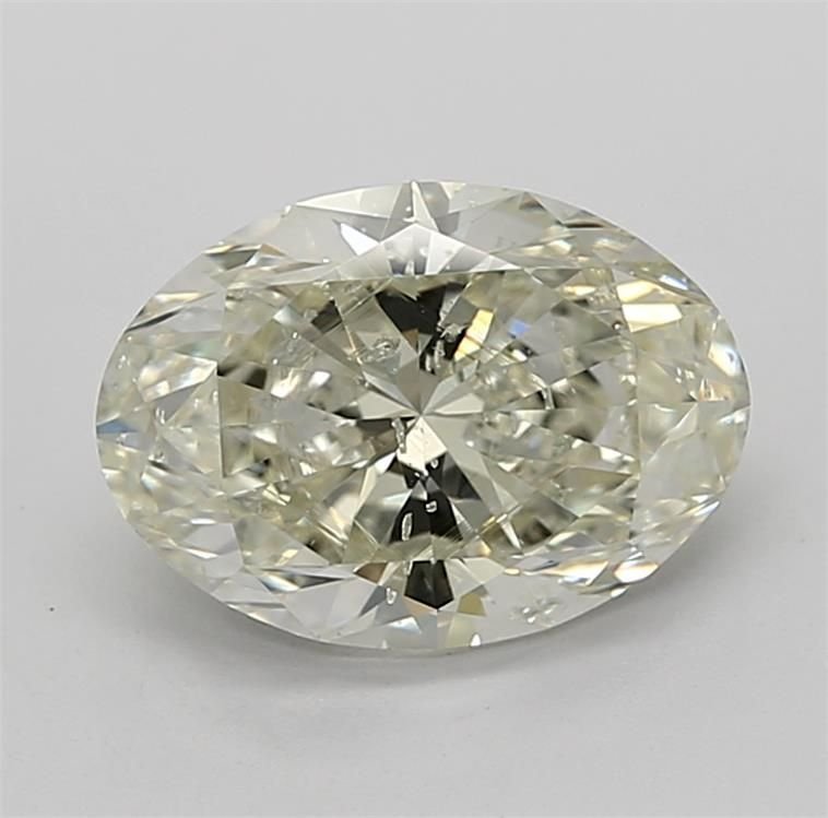 2.51ct H SI2 Rare Carat Ideal Cut Oval Diamond