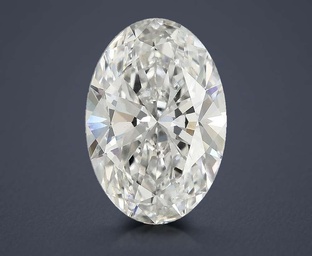 3.81 Carat Oval Lab Diamond
