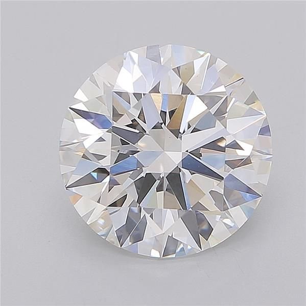 5.05ct E VVS2 Rare Carat Ideal Cut Round Lab Grown Diamond