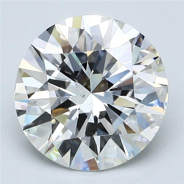 3.63ct I SI1 Very Good Cut Round Diamond