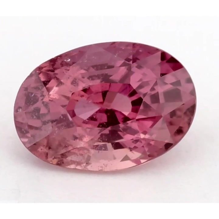 1.57 Carat Pink Oval Sapphire
