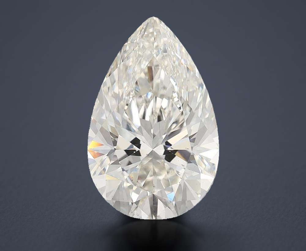 2.71 Carat Pear Lab Diamond