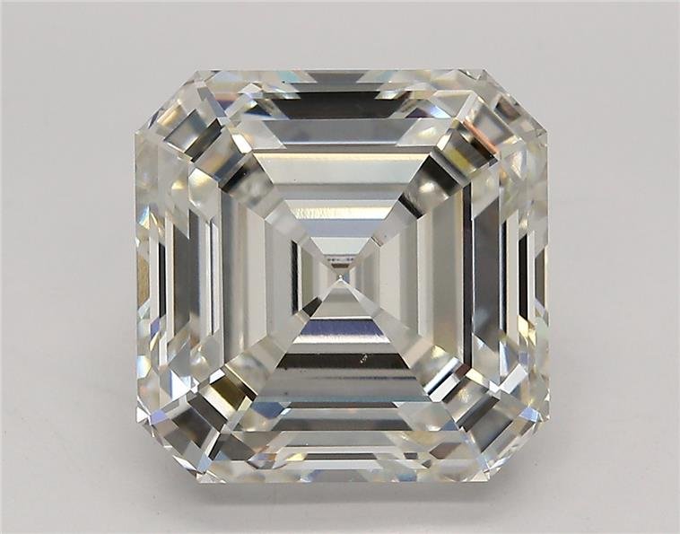 5.84ct F VS1 Rare Carat Ideal Cut Asscher Lab Grown Diamond