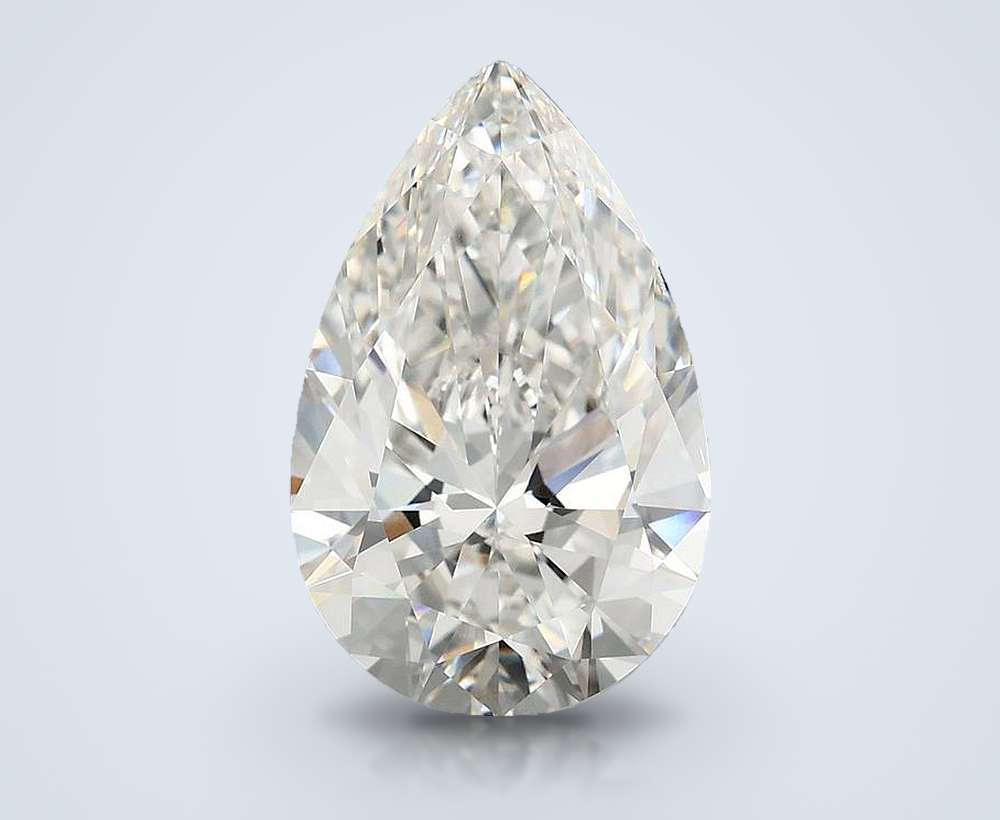 6.02 Carat Pear Lab Diamond