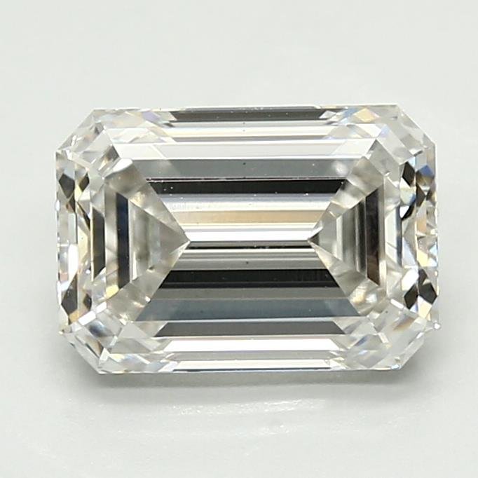 2.32ct G VS1 Excellent Cut Emerald Lab Grown Diamond