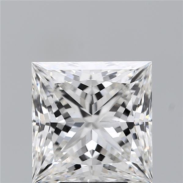 6.09ct G VS1 Rare Carat Ideal Cut Princess Lab Grown Diamond