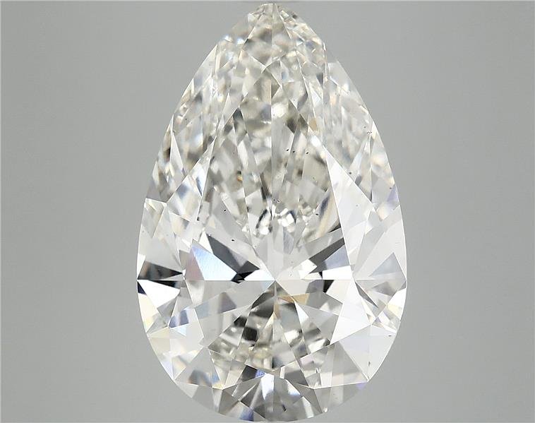 8.09ct H VS2 Rare Carat Ideal Cut Pear Lab Grown Diamond