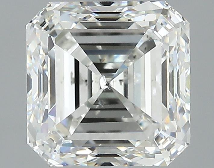 3.00ct H SI2 Rare Carat Ideal Cut Asscher Diamond