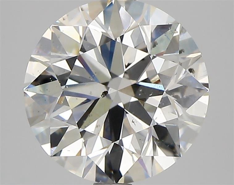 3.01ct H SI1 Rare Carat Ideal Cut Round Diamond