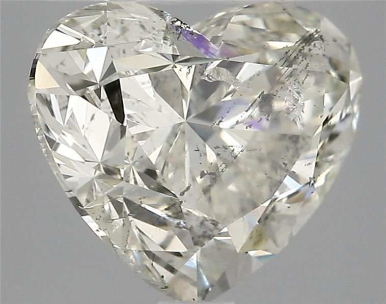 2.02ct K SI2 Rare Carat Ideal Cut Heart Diamond