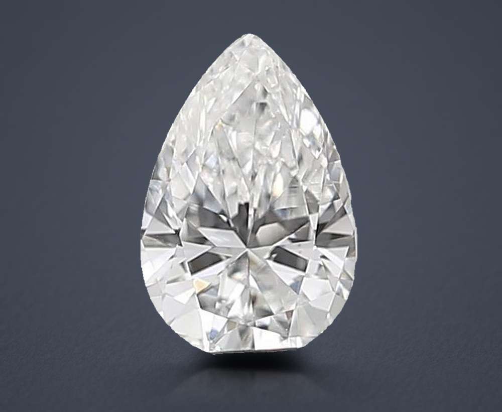 0.56 Carat Pear Lab Diamond