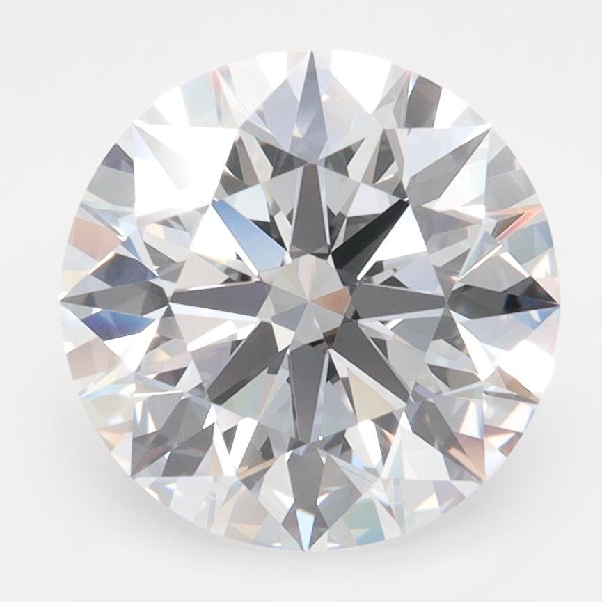 3.72ct D FL Rare Carat Ideal Cut Round Lab Grown Diamond