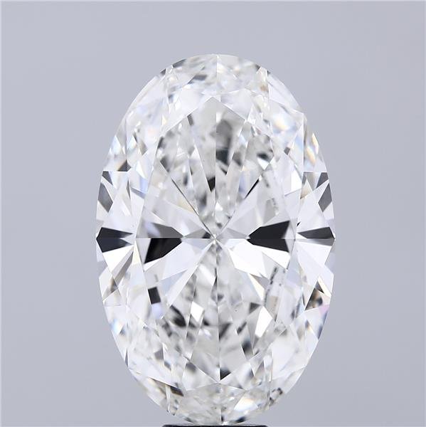 12.60ct F VS1 Very Good Cut Oval Lab Grown Diamond