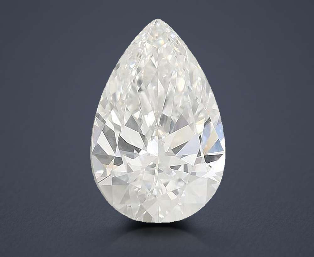 2.00 Carat Pear Lab Diamond
