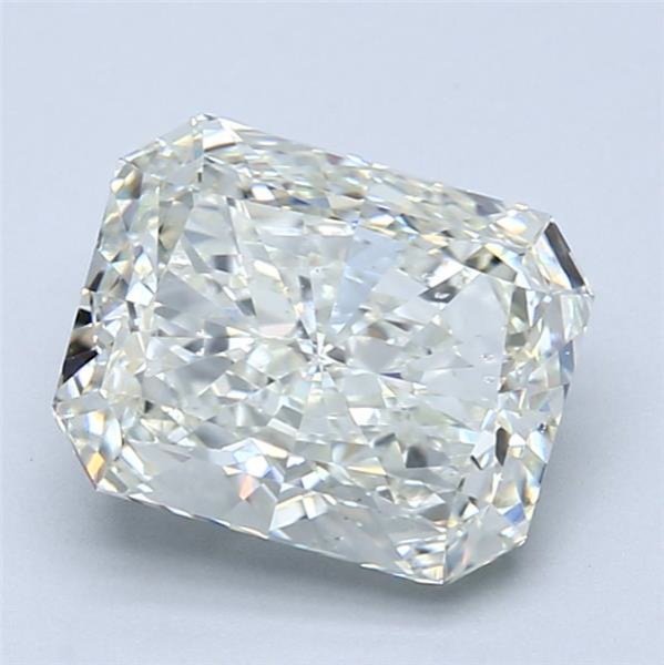 3.01ct J SI1 Rare Carat Ideal Cut Radiant Diamond