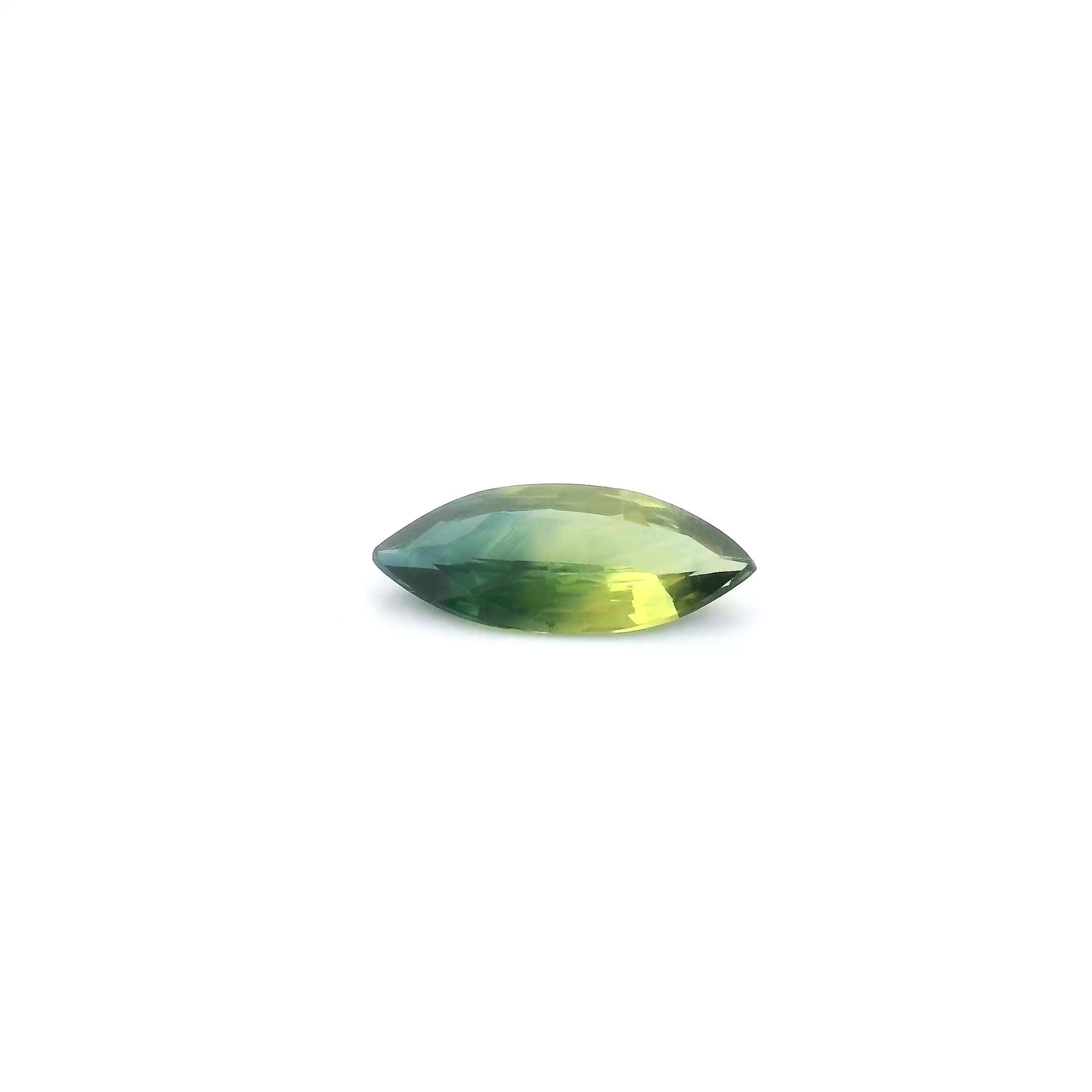 0.49 Carat Blue Marquise Sapphire