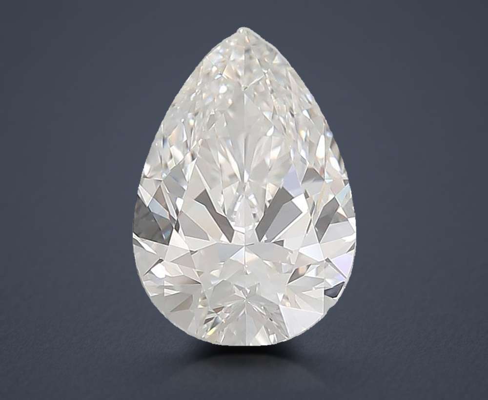 3.07 Carat Pear Lab Diamond
