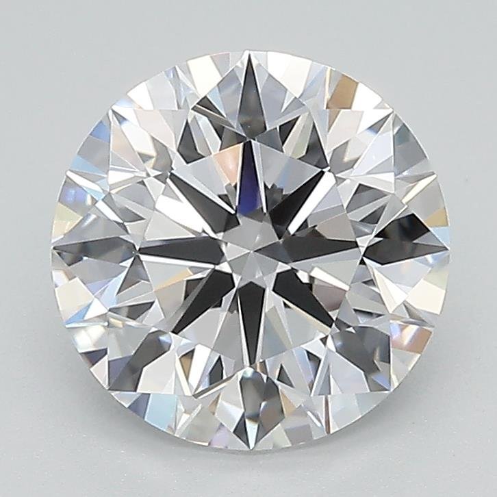 2.20ct D VS2 Rare Carat Ideal Cut Round Lab Grown Diamond