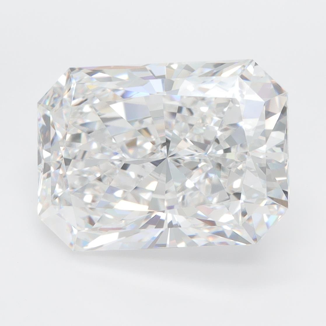 5.28ct D VVS1 Rare Carat Ideal Cut Radiant Lab Grown Diamond