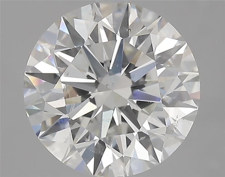 4.02ct J SI1 Rare Carat Ideal Cut Round Diamond