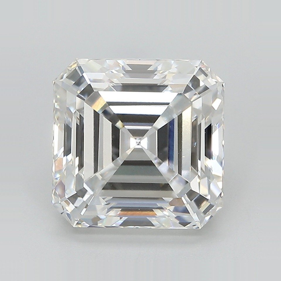 5.16ct E VS2 Rare Carat Ideal Cut Asscher Lab Grown Diamond