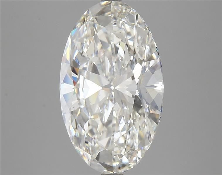 5.22ct H SI1 Rare Carat Ideal Cut Oval Lab Grown Diamond