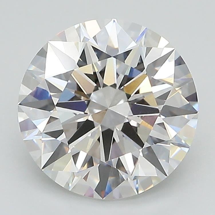 2.60ct F VS1 Rare Carat Ideal Cut Round Lab Grown Diamond