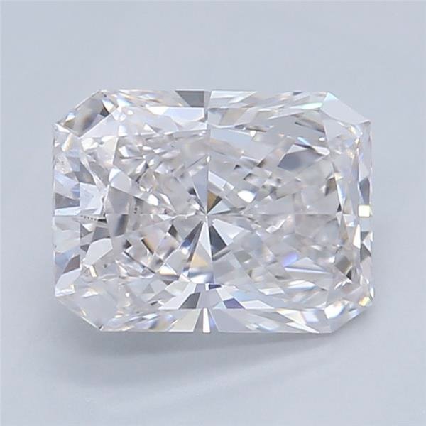 0.72ct F SI1 Rare Carat Ideal Cut Radiant Lab Grown Diamond
