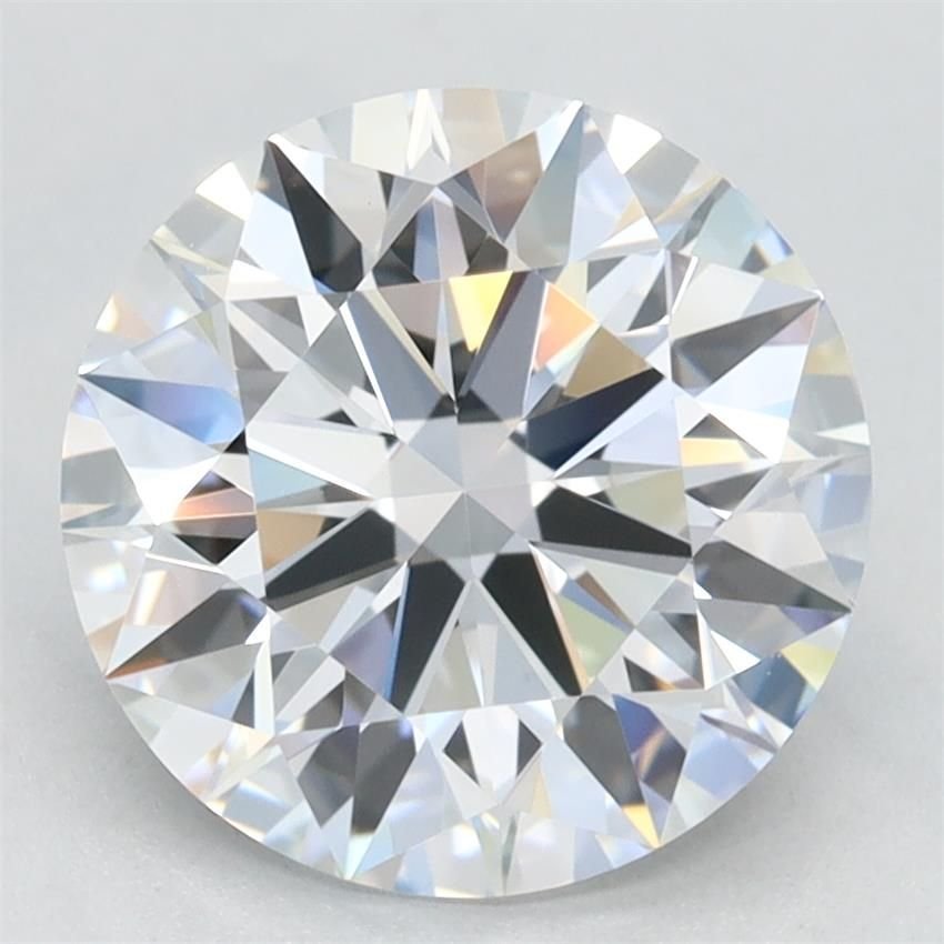 2.60ct D VVS1 Rare Carat Ideal Cut Round Lab Grown Diamond